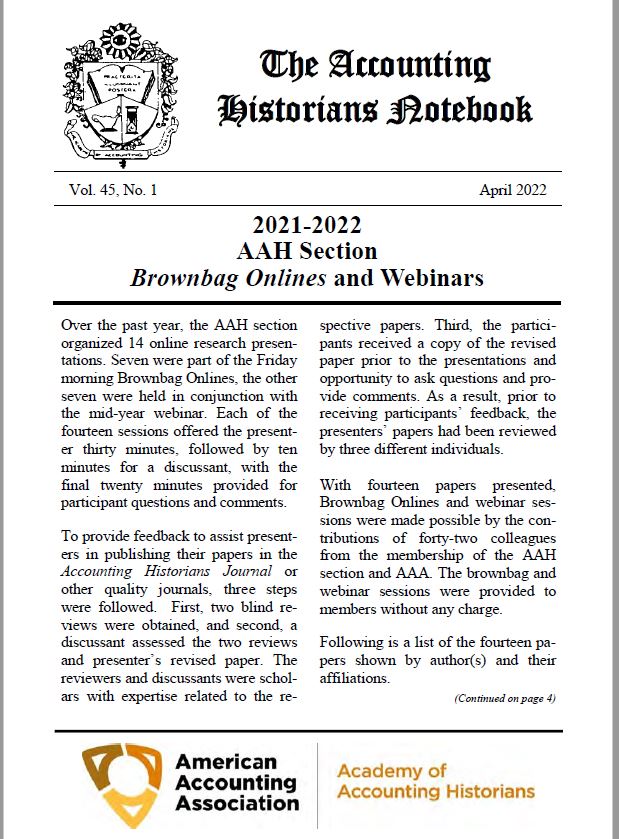 AAH American Accounting Association